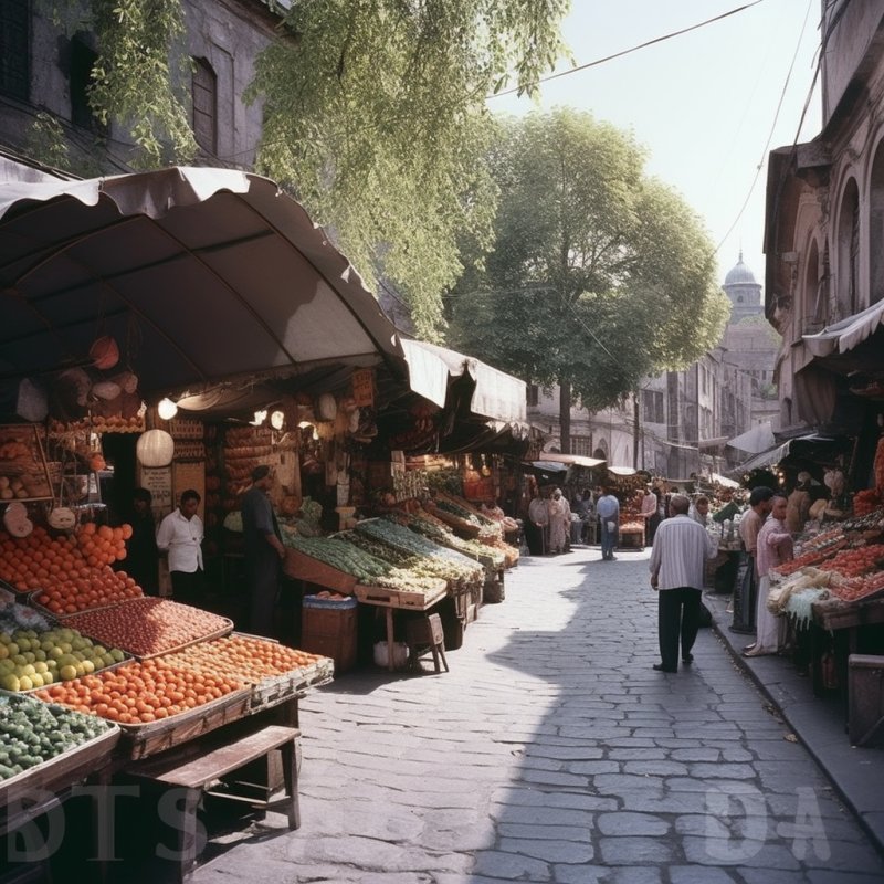 Drobne targowiska i konkurencja dużych marketów