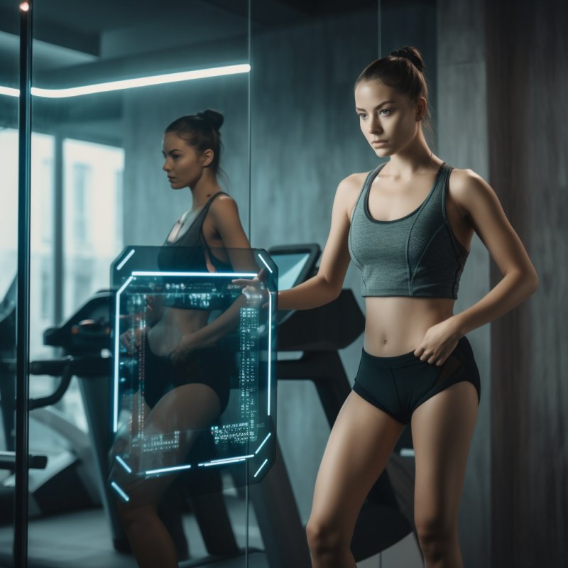 Inteligentne lustra do treningu: pomoc w osiąganiu celów fitness