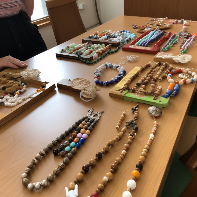 Różańce domowymi rękoma: ducha wyciszenie