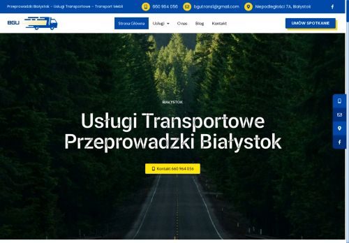 BGU Przeprowadzki Transport ciężkich i nietypowy