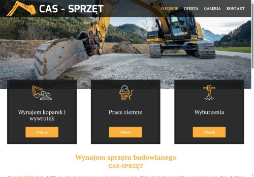 Cas Sprzęt profesjonalny transport i wynajem